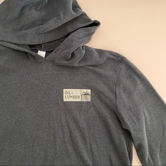 Oil & Lumber men’s hoodie - Picture 2 of 2